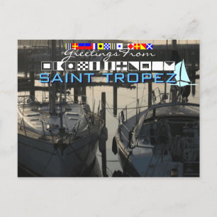 Cartão Postal Saudações do Santo Tropez