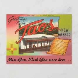 Cartão Postal Saudações do Taos