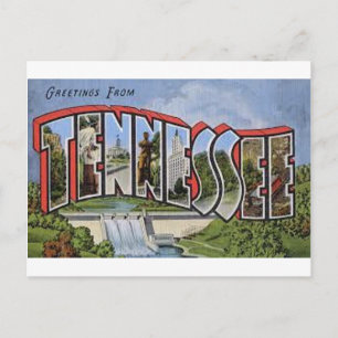Cartão Postal Saudações Do Tennessee