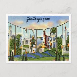 Cartão Postal Saudações Do Tennessee