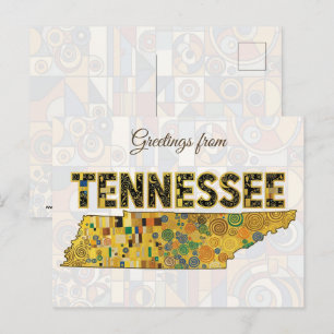 Cartão Postal Saudações do Tennessee