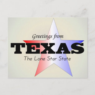 Cartão Postal Saudações do Texas