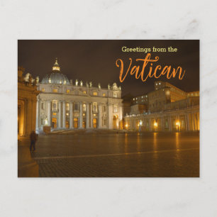 Cartão Postal Saudações do Vaticano Itália Viagem
