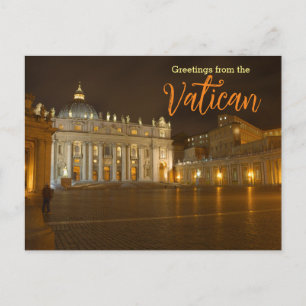 Cartão Postal Saudações do Vaticano postal Itália