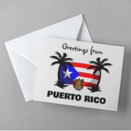 Cartão Postal Saudações do Viagem Sapo Coqui Porto Rico