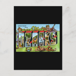 Cartão Postal Saudações dos Ozarks