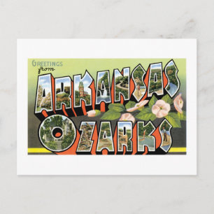 Cartão Postal Saudações dos Ozarks!