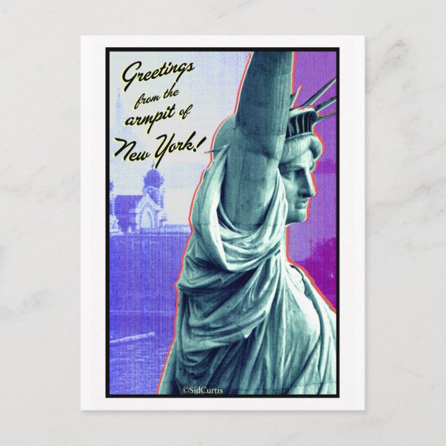 Cartão Postal Saudações NYC (Frente)