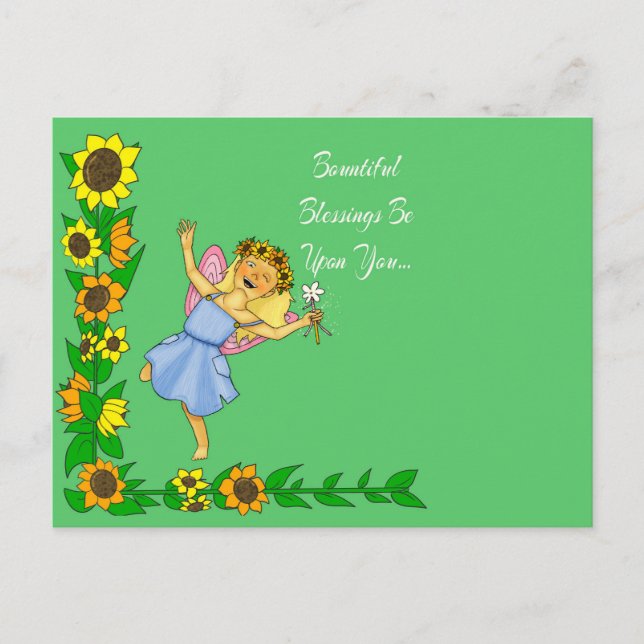 Cartão Postal Saudações Pagan Summer (Frente)