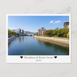 Cartão Postal Saudações personalizadas, de Hiroshima, Japão