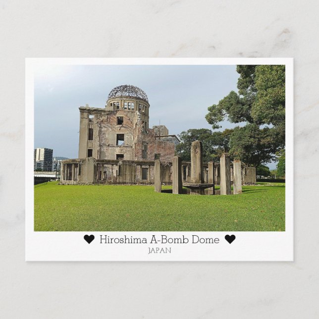 Cartão Postal Saudações Personalizadas de Hiroshima, Japão (Frente)