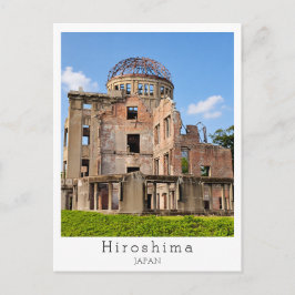 Cartão Postal Saudações Personalizadas, de Hiroshima, Japão
