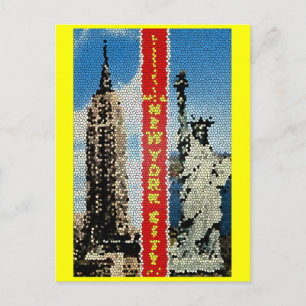 Cartão Postal Saudações Psych, Nova Iorque