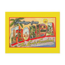 Saudações vitais da Flórida, terra do sol