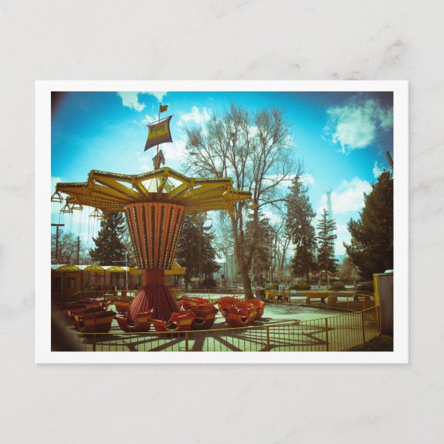 Cartão Postal Saudade de Parque de Diversões (Frente)