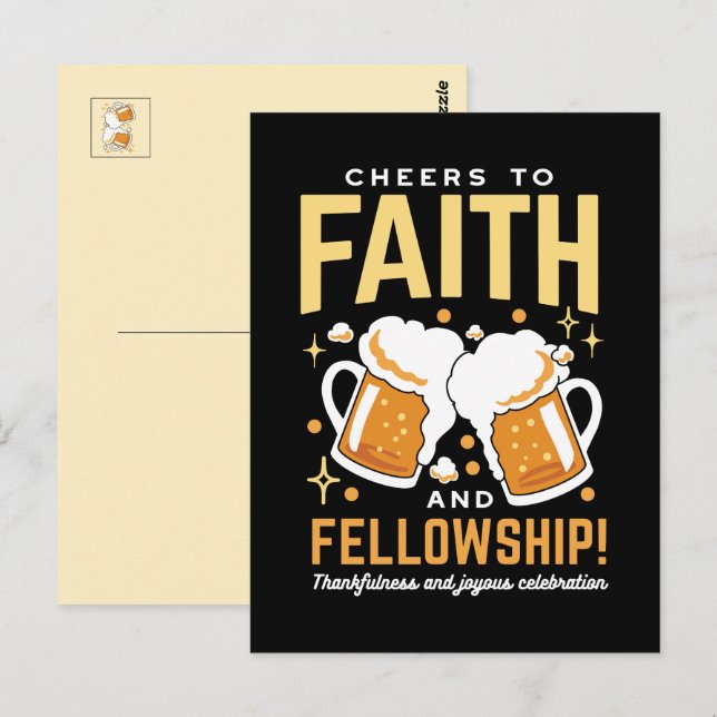 Cartão Postal Saúde e Fellowship - Oktoberfest (Frente/Verso)