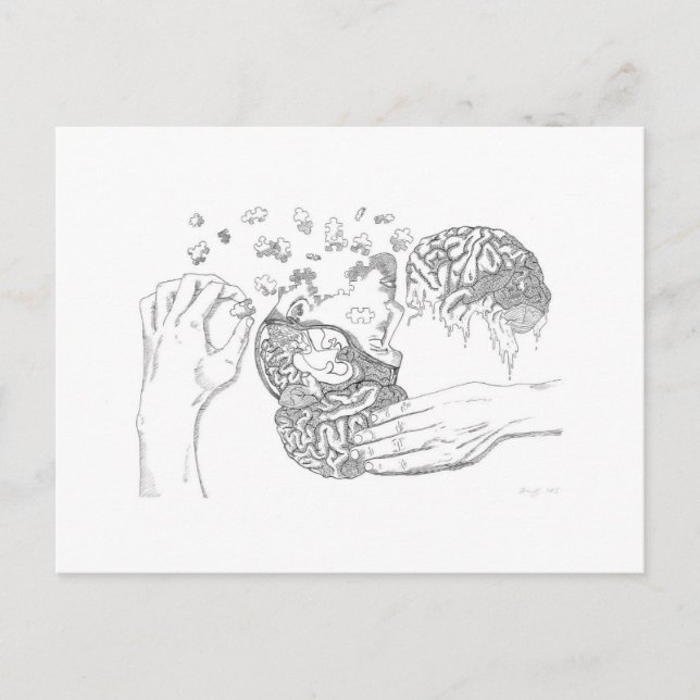 Cartão Postal Saúde mental (Frente)