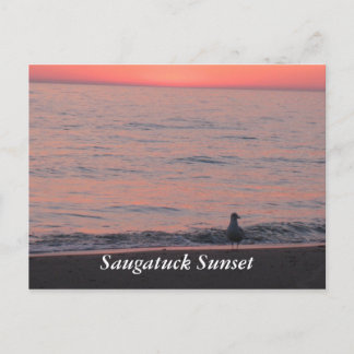 Cartão Postal Saugatuck Sunset