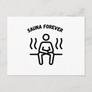 Cartão Postal Sauna Para Sempre Saunas