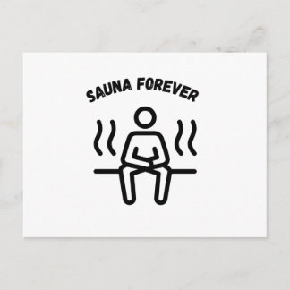 Cartão Postal Sauna Para Sempre Saunas