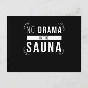 Cartão Postal Sauna Sem Drama No Bem-Estar Sauna