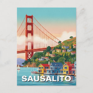 Cartão Postal Sausalito Califórnia