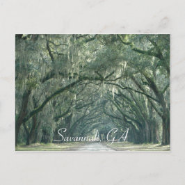 Cartão Postal Savannah, cartão-postal GA