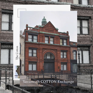 Cartão Postal Savannah Cotton Exchange Georgia Fotográfica