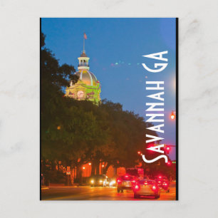 Cartão Postal Savannah GA