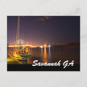 Cartão Postal Savannah GA