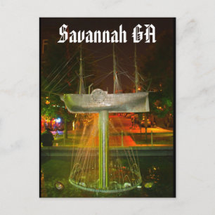 Cartão Postal Savannah GA