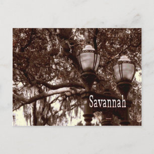 Cartão Postal Savannah Georgia