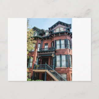 Cartão Postal Savannah Georgia Victorian Historical House