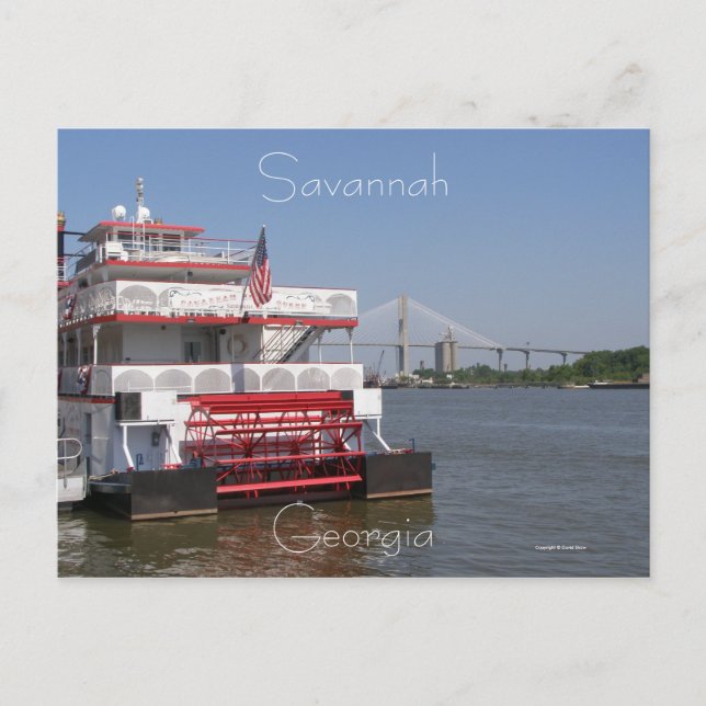 Cartão Postal Savannah Queen (Frente)
