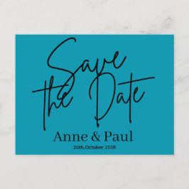 Cartão Postal save the date