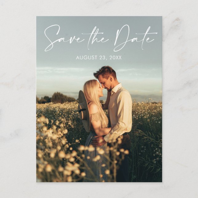 Cartão Postal Save The Date da Costa Amalfitana (Frente)