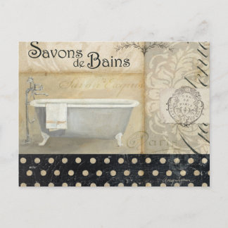 Cartão Postal Savons de Bains