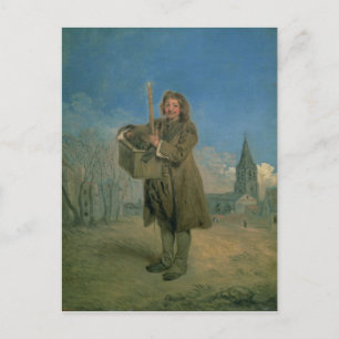 Cartão Postal Savoyard com Marmot, 1715-16