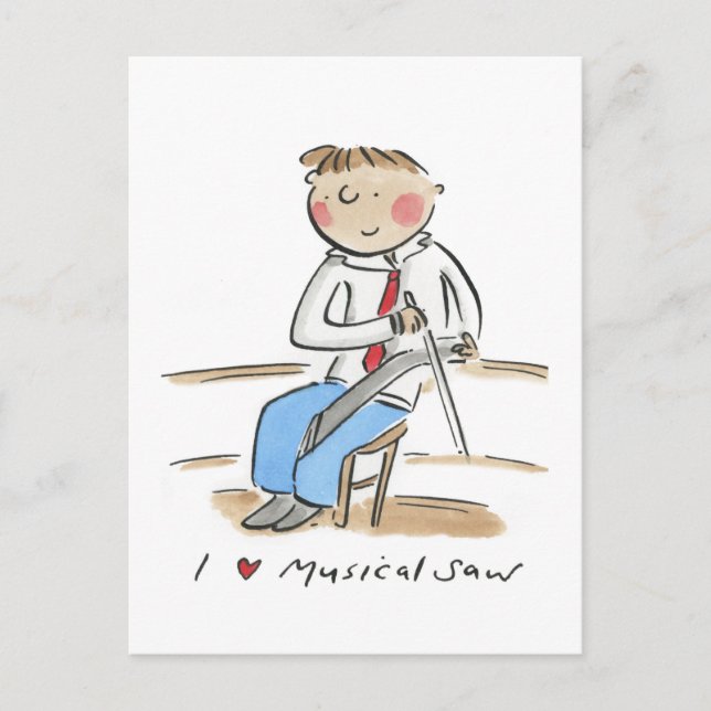 Cartão Postal Saw Musical (Frente)