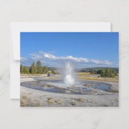 Cartão Postal Sawmill Geyser, Parque Nacional de Yellowstone