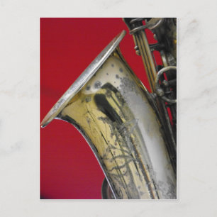 Cartão Postal saxofone
