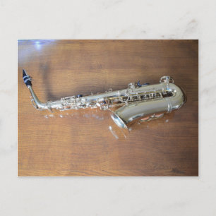 Cartão Postal saxofone
