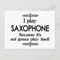 Saxofone - Toca Sozinho Música Deco Engraçada