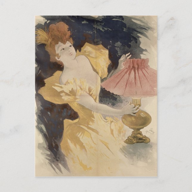 Cartão Postal Saxoleina, França da década de 1890 (Frente)