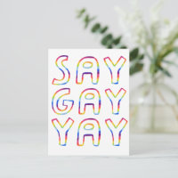 SAY GAY YAY Arco-íris Colorido