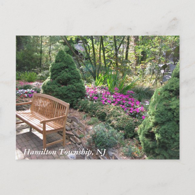 Cartão Postal Sayen Gardens (Frente)