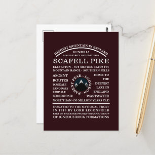 Cartão Postal Scafell Pike, Informações sobre Expedição de Monta