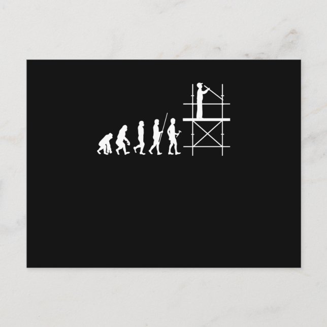 Cartão Postal Scaffolding Evolution Craffolding Scaffolding (Frente)