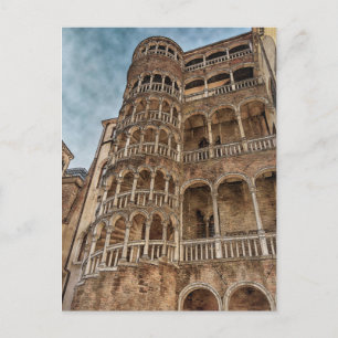 Cartão Postal Scala Contarini del Bovolo Veneza Itália Foto