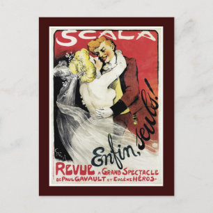 Cartão Postal Scala, Enfin, Seuls!